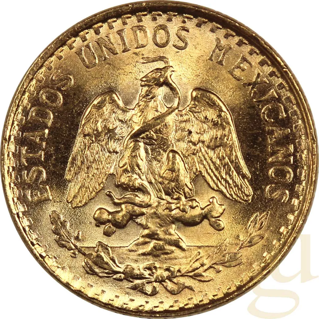 2 Dos Pesos Goldmünze Mexiko