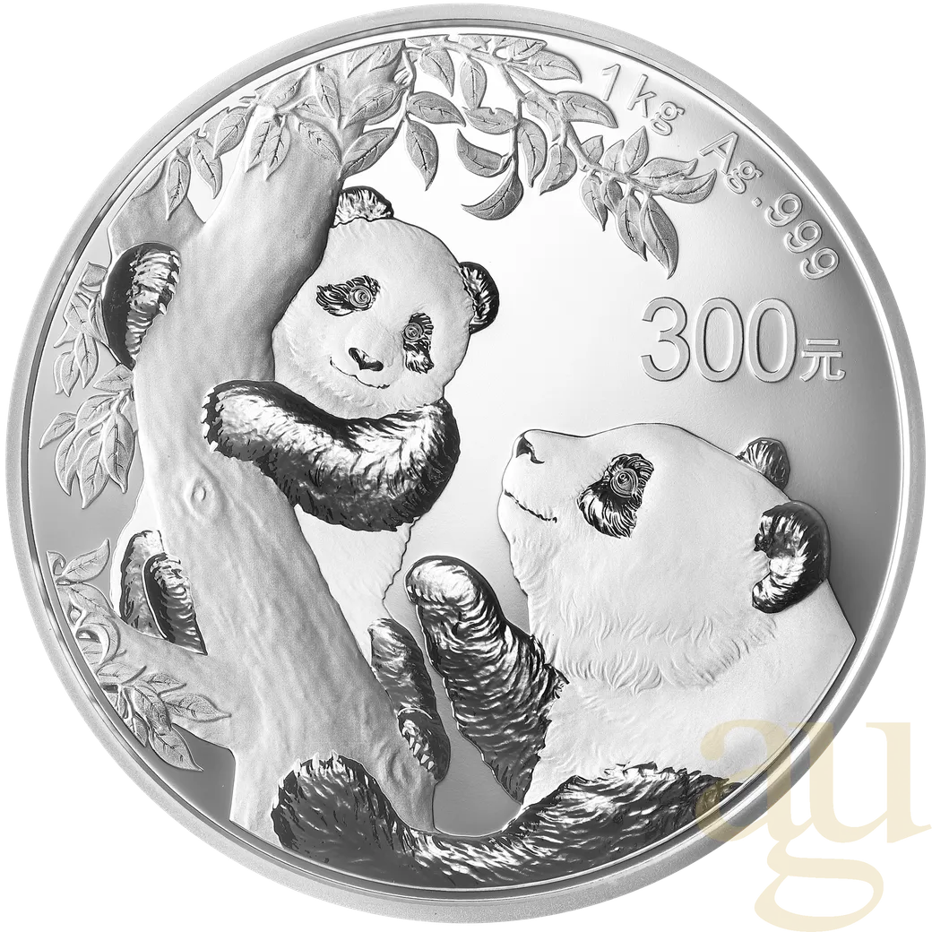 1 Kilogramm Silbermünze China Panda 2021 proof