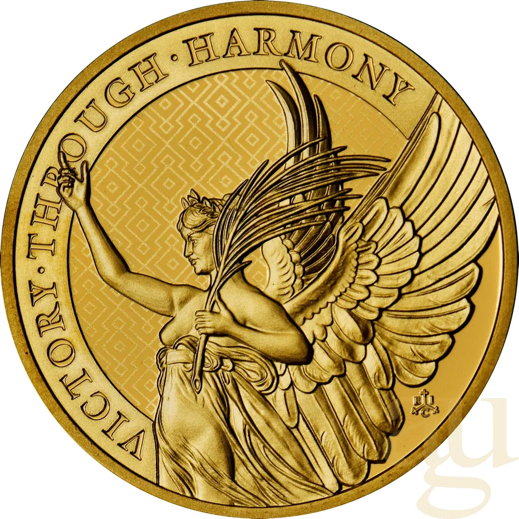 1 Unze Goldmünze St. Helena - The Queen´s Virtues - Victory 2021
