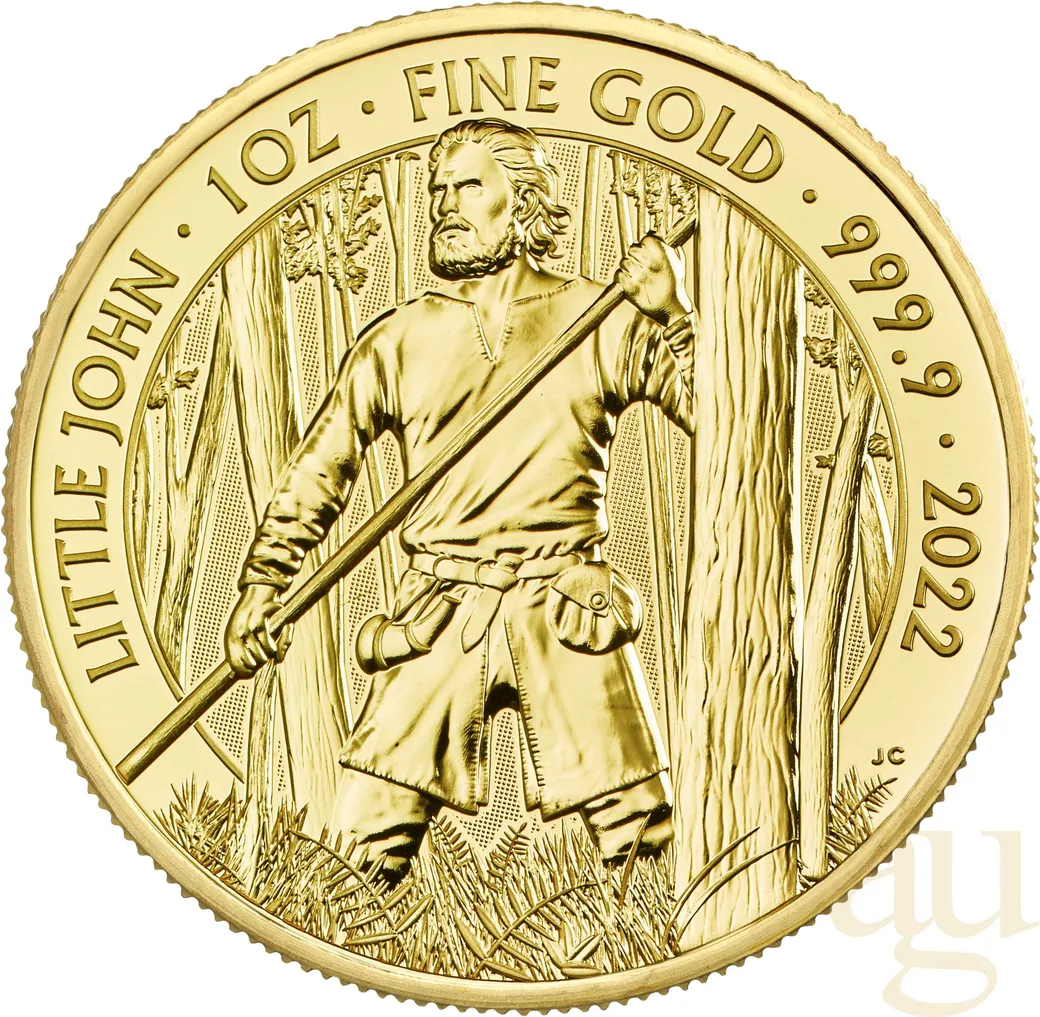 1 Unze Goldmünze Myths and Legends - Little John 2022