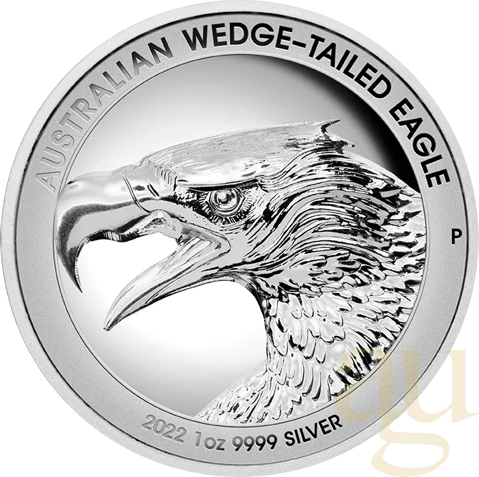 1 Unze Silbermünze Australien Wedge Tailed Eagle 2022 Ultra High Relief - polierte Platte