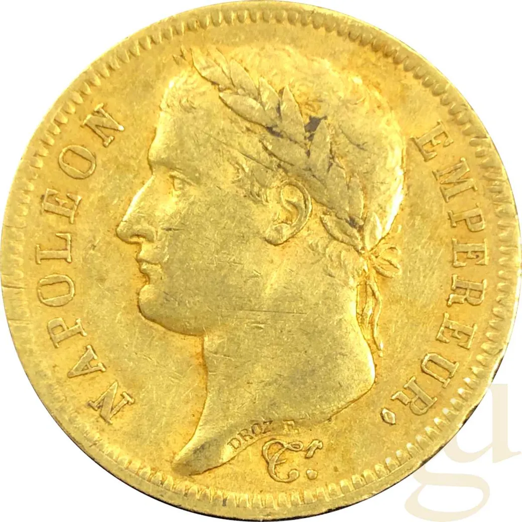 40 Francs Goldmünze Frankreich Napoleon I