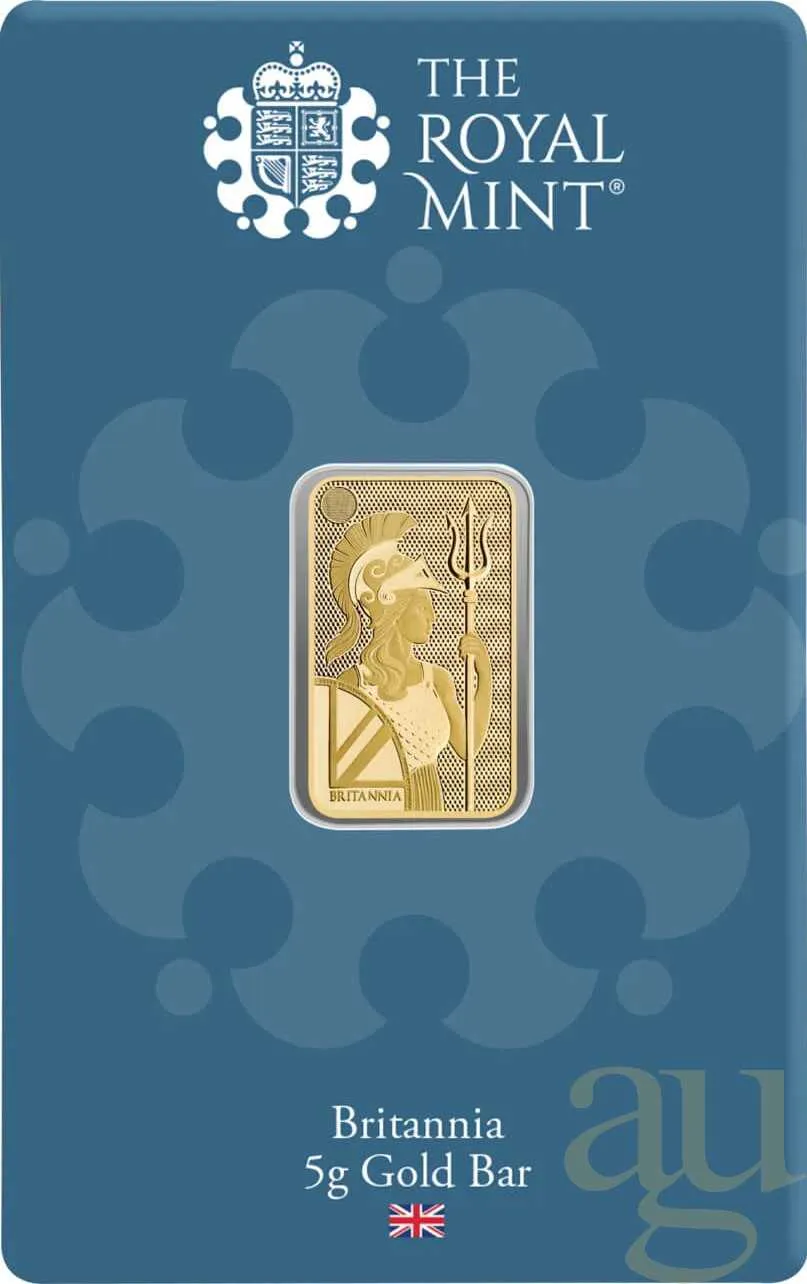 5 Gramm Goldbarren The Royal Mint - Britannia