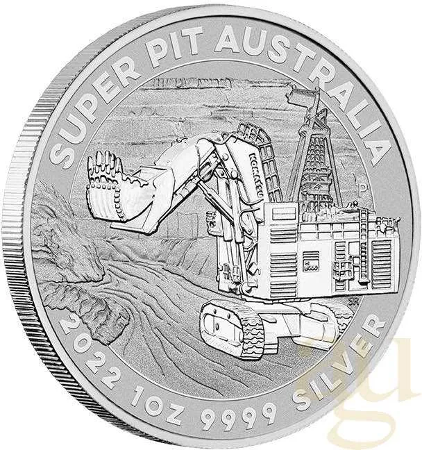 1 Unze Silbermünze Australien Super Pit 2022