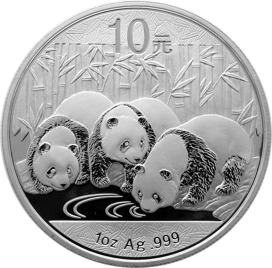 1 Unze Silbermünze China Panda 2013