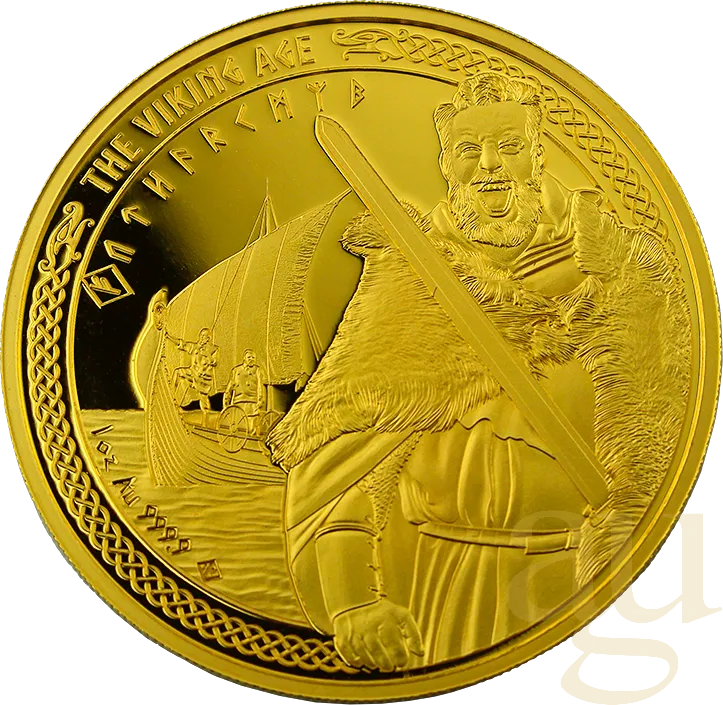 1 Unze Goldmünze The Viking Age - Wohlstand 2022