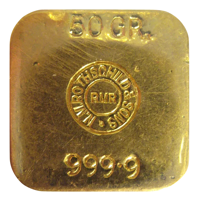 50 Gramm Goldbarren Rothschild
