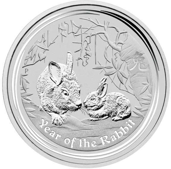 10 Kilogramm Silbermünze Australien Lunar II Hase 2011