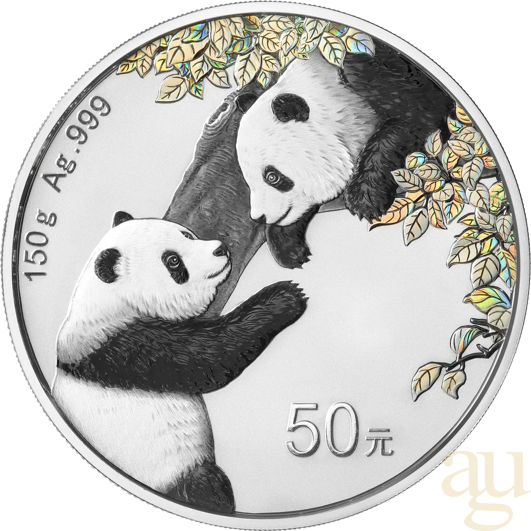 150 Gramm Silbermünze China Panda 2023 proof