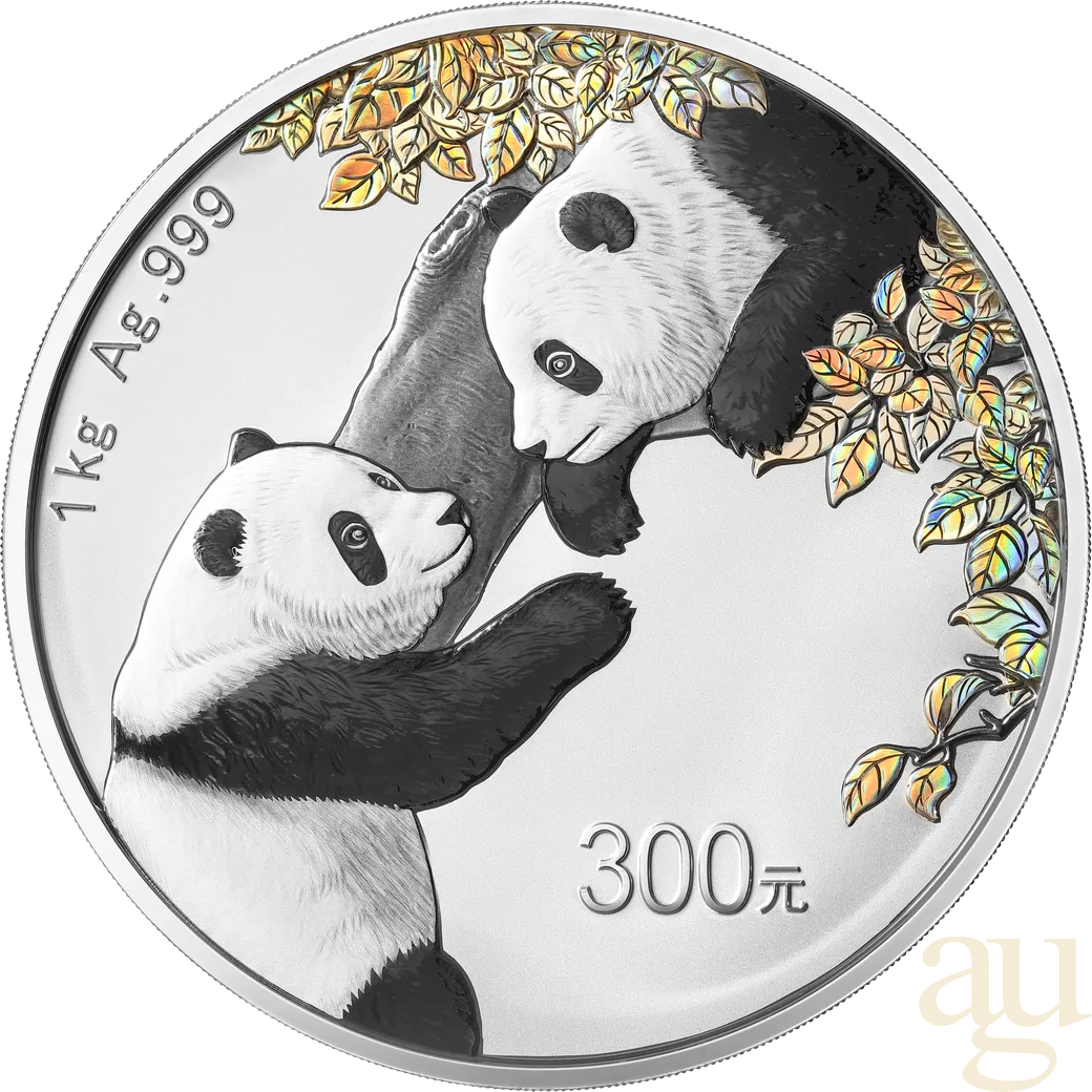 1 Kilogramm Silbermünze China Panda 2023 proof