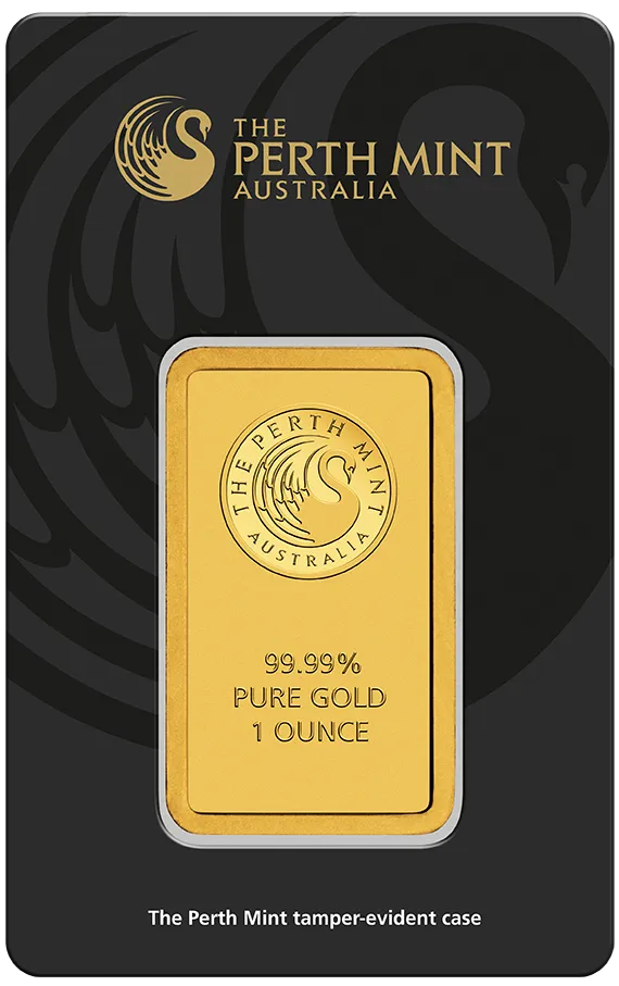 31,1 Gramm Goldbarren Perth Mint - Känguru