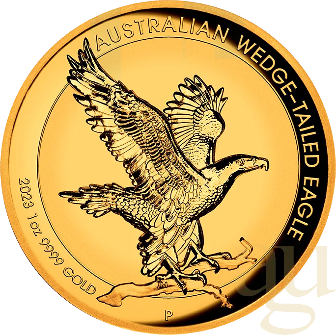 1 Unze Goldmünze Australien Wedge Tailed Eagle 2023 - Incused Coin