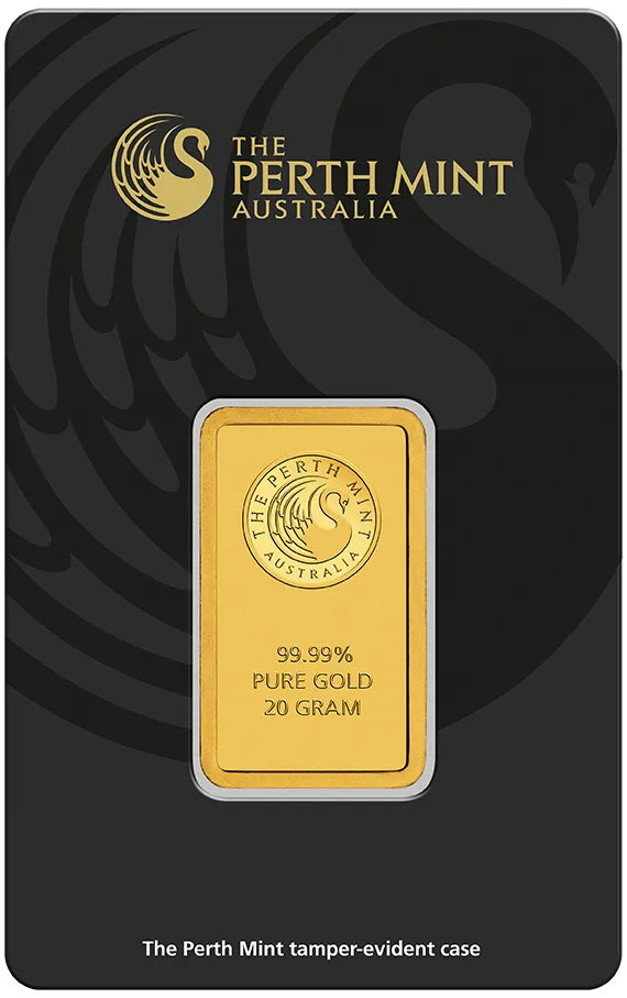 20 Gramm Goldbarren Perth Mint - Känguru
