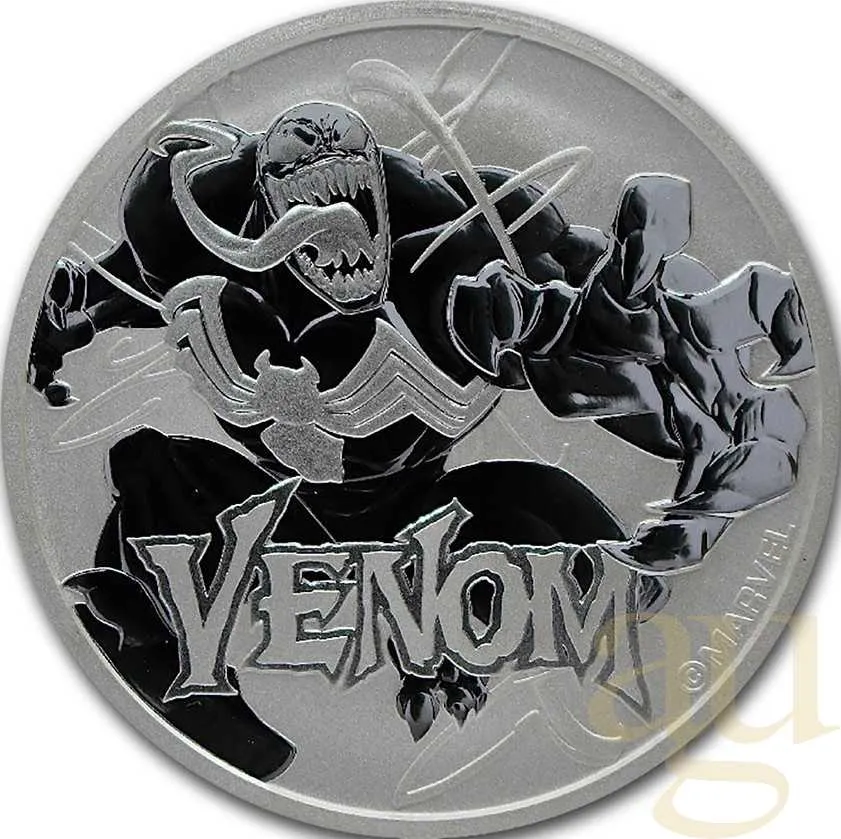 1 Unze Silbermünze Tuvalu - Venom 2020