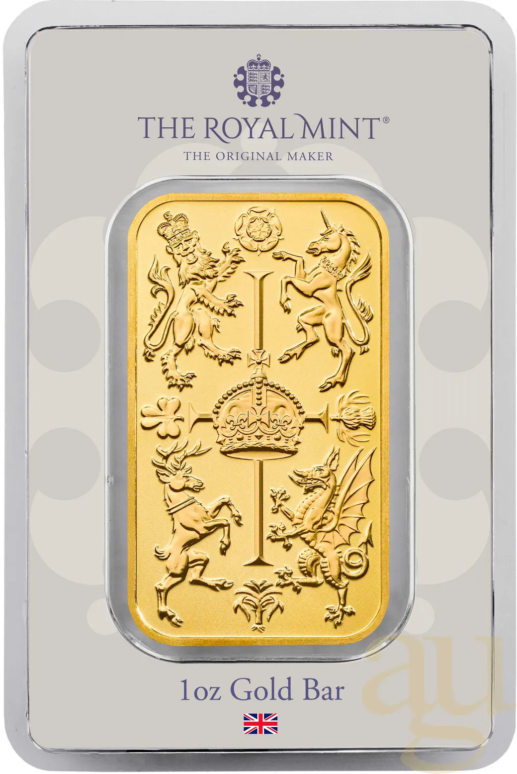 31,1 Gramm Goldbarren The Royal Mint - Coronation Celebration