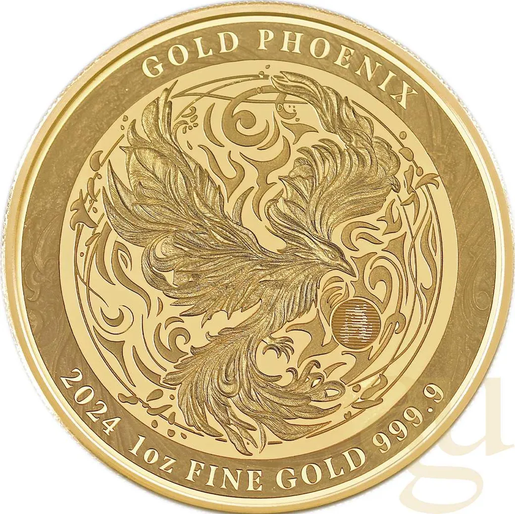 1 Unze Goldmünze Niue Phoenix 2024