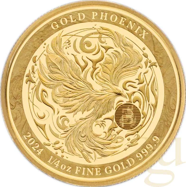 1/4 Unze Goldmünze Niue Phoenix 2024