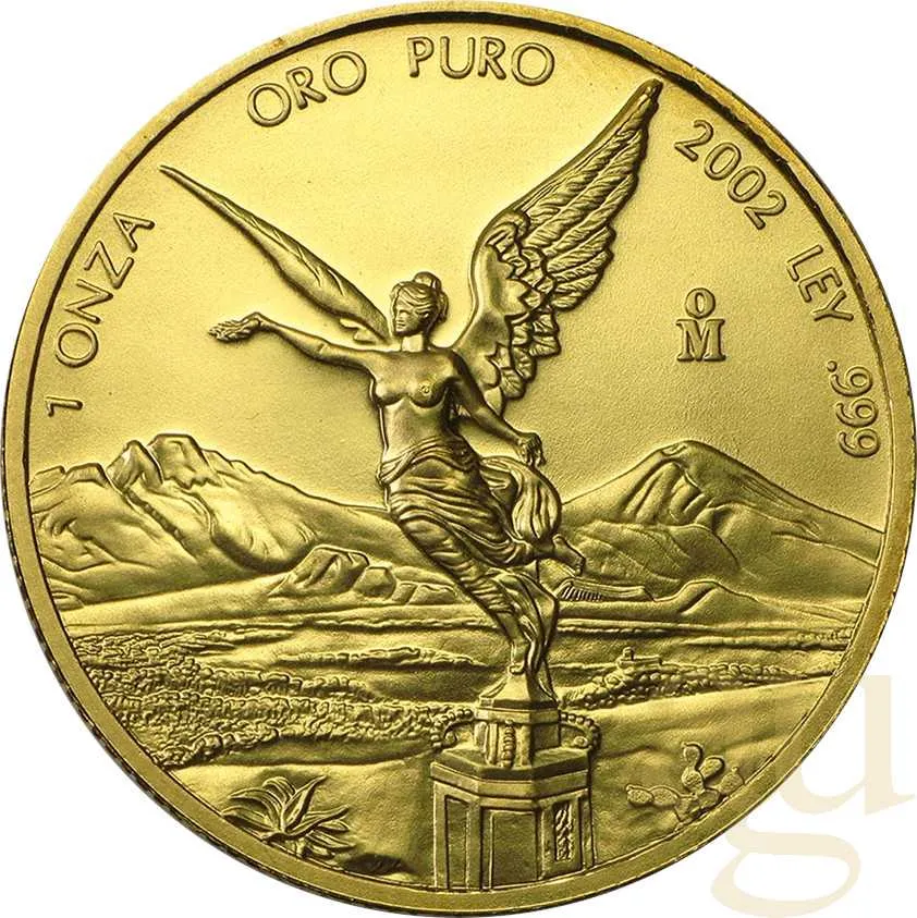 1 Unze Goldmünze Mexiko Libertad 2002