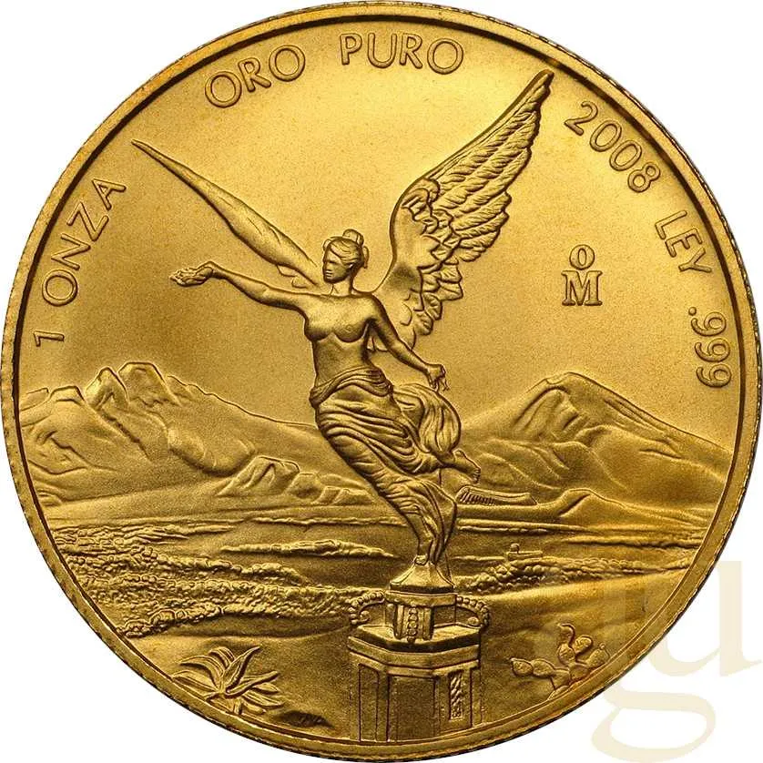 1 Unze Goldmünze Mexiko Libertad 2008
