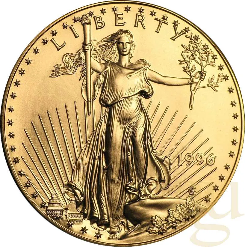 1 Unze Goldmünze American Eagle 1996