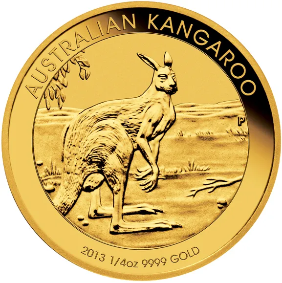 1/4 Unze Goldmünze Australien Känguru 2013