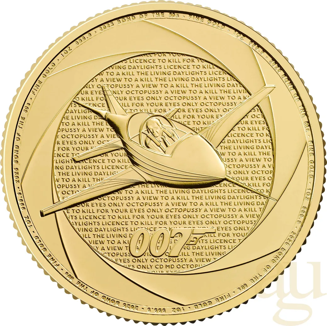 1 Unze Goldmünze Six Decades of 007 - Bond of the 80s - 2025