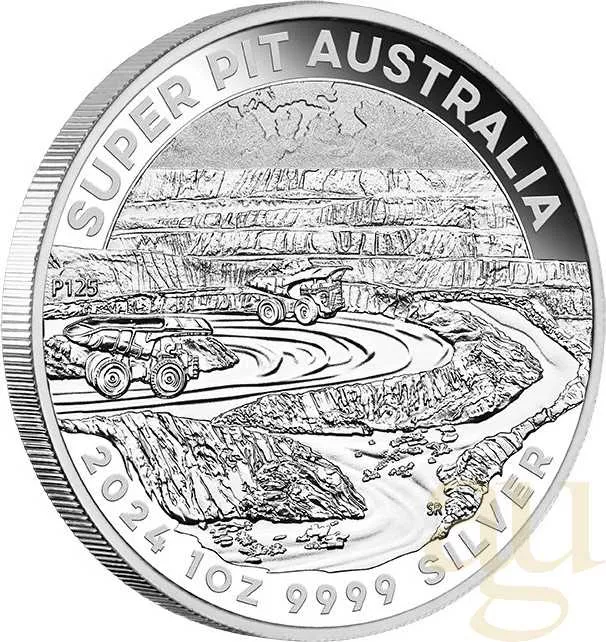 1 Unze Silbermünze Australien Super Pit 2024
