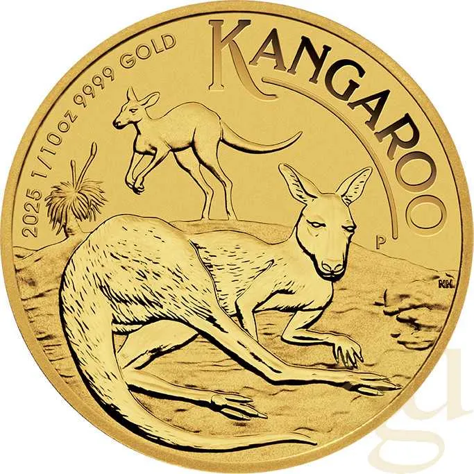 1/10 Unze Goldmünze Australien Känguru 2025