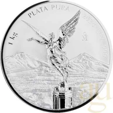1 Kilogramm Silbermünze Mexiko Libertad 2024 prooflike