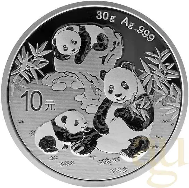 30 Gramm Silbermünze China Panda 2025
