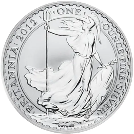 1 Unze Silbermünze Britannia 2012
