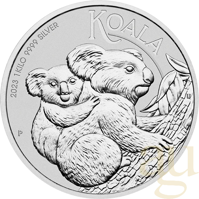 1 Kilogramm Silbermünze Australien Koala 2023