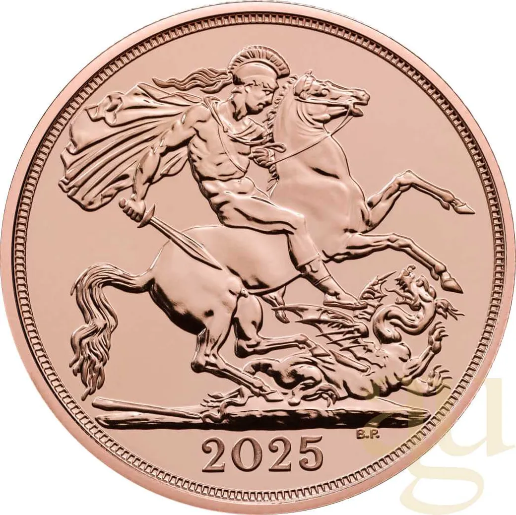 2 Pfund Goldmünze Double Sovereign King Charles 2025