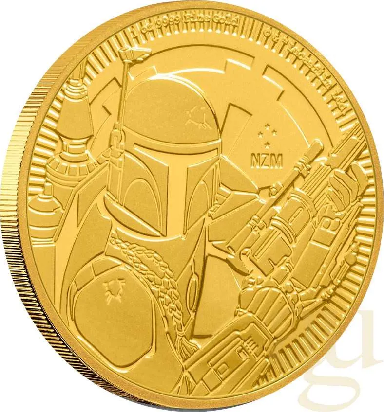 1 Unze Goldmünze Niue Star Wars - Boba Fett 2020