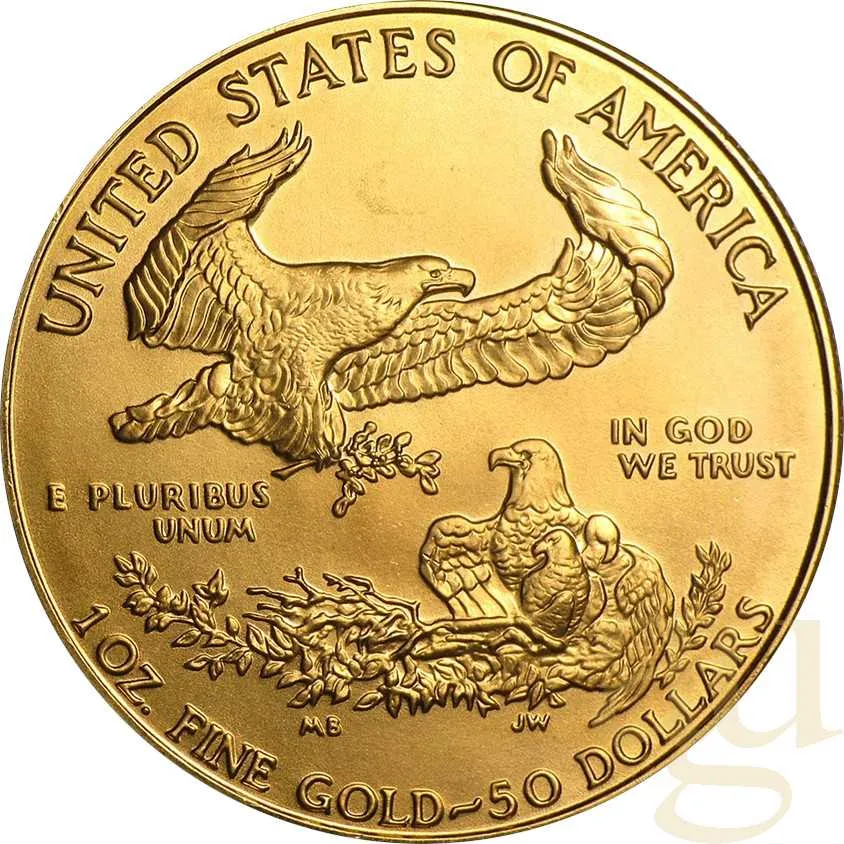 1 Unze Goldmünze American Eagle 1992