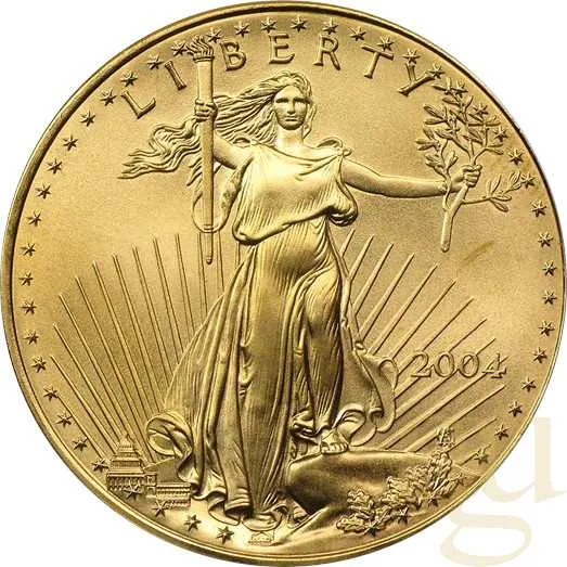 1 Unze Goldmünze American Eagle 2004