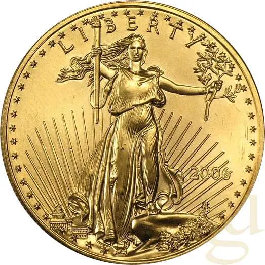 1 Unze Goldmünze American Eagle 2006