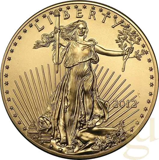 1 Unze Goldmünze American Eagle 2012