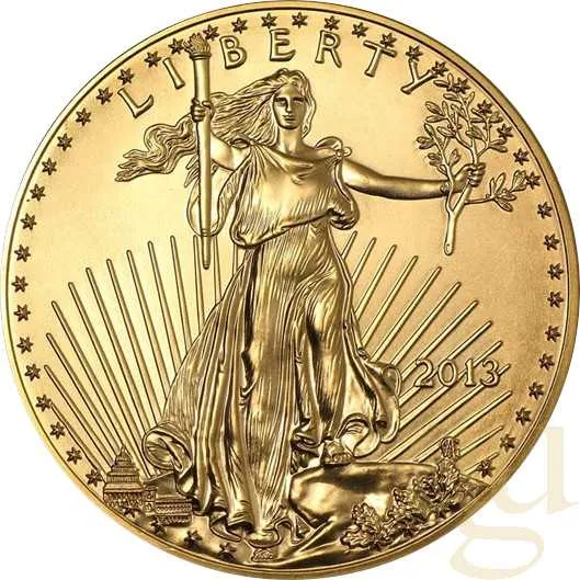 1 Unze Goldmünze American Eagle 2013