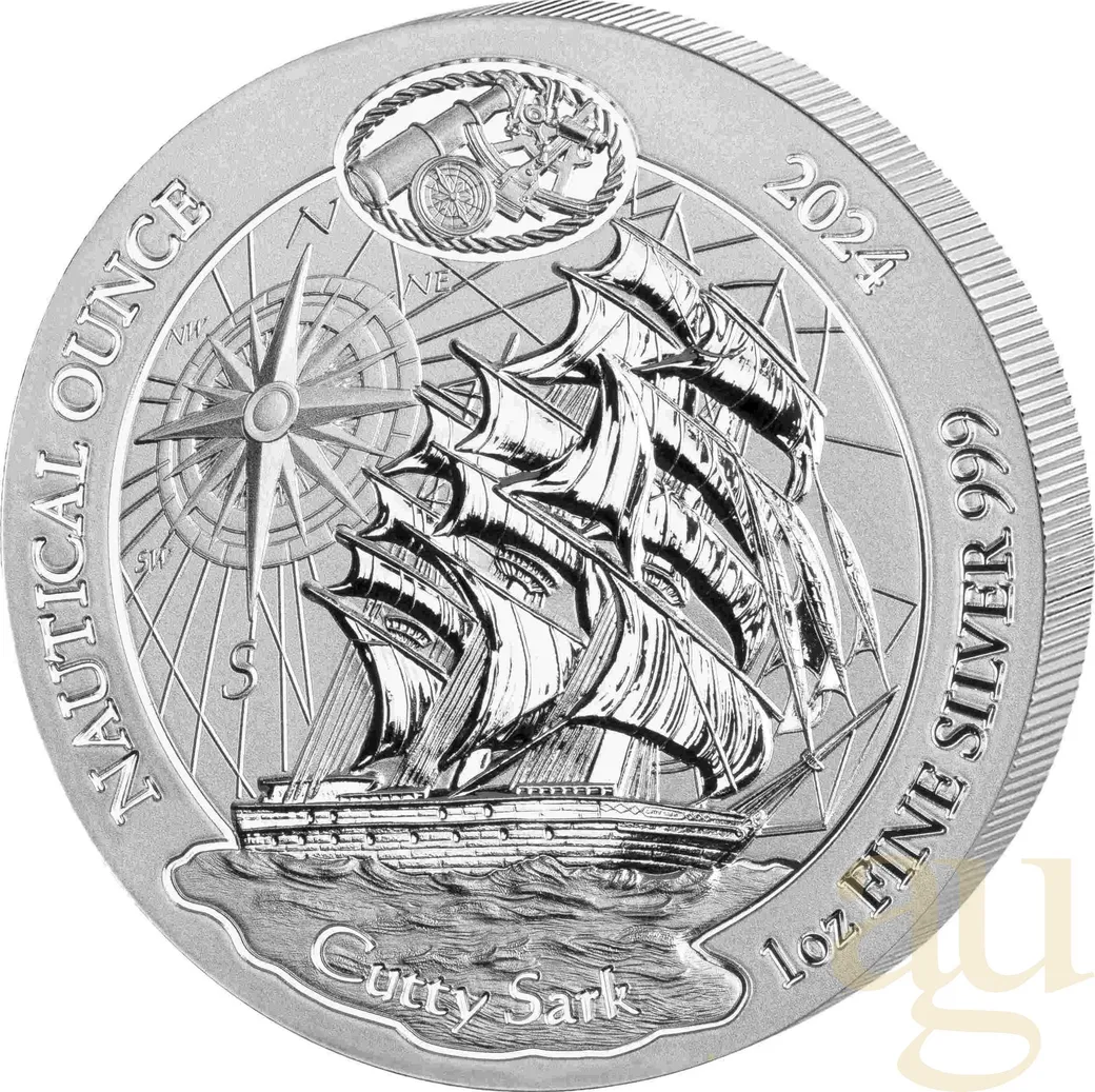 1 Unze Silbermünze Ruanda Nautical Serie - Cutty Sark 2024
