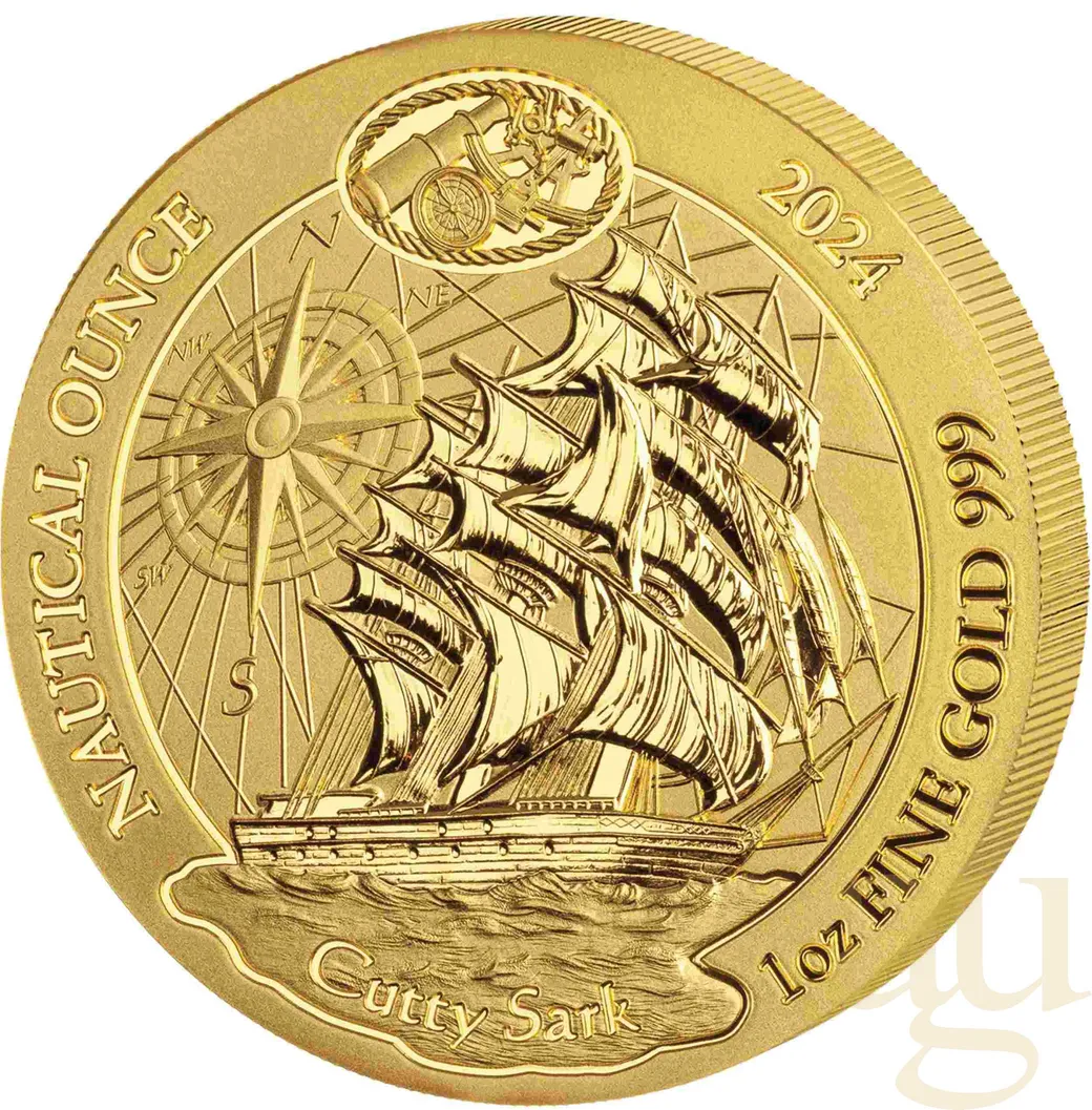 1 Unze Goldmünze Ruanda Nautical Serie - Cutty Sark 2024