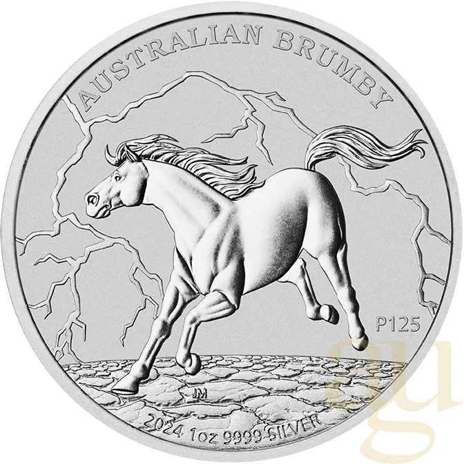 1 Unze Silbermünze Australien Brumby 2024