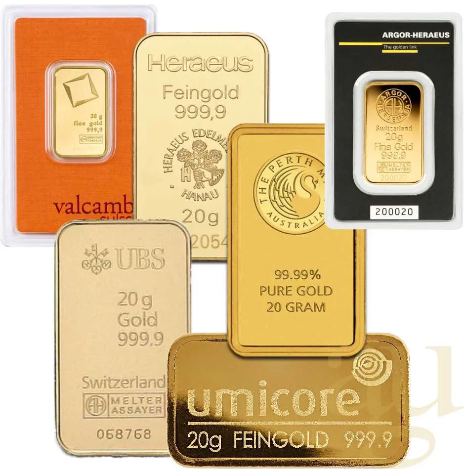 20 Gramm Goldbarren
