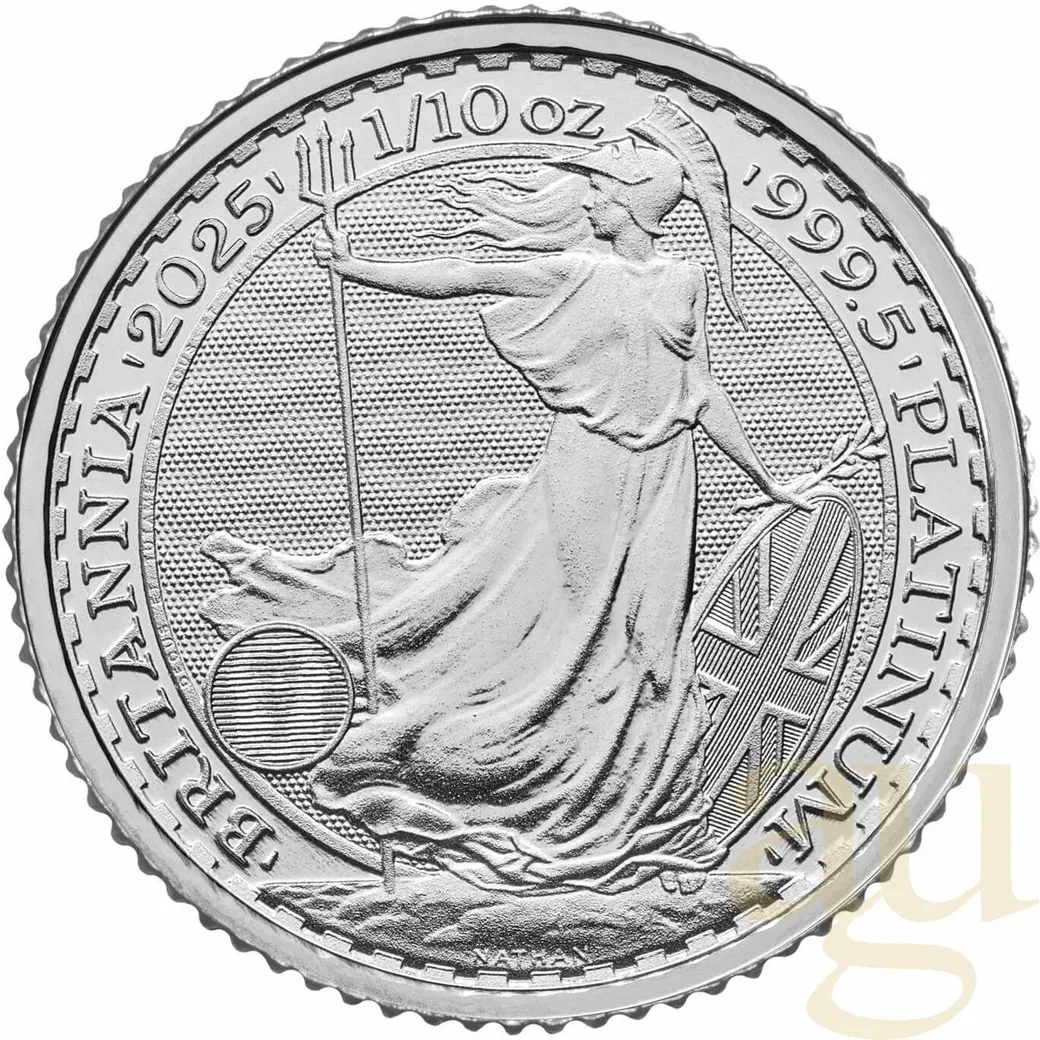 1/10 Unze Platinmünze Britannia 2025