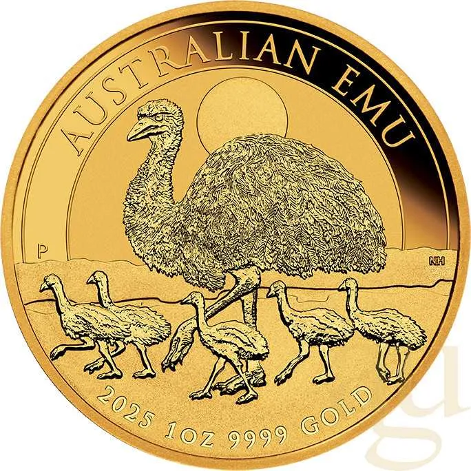 1 Unze Goldmünze Australien Emu 2025