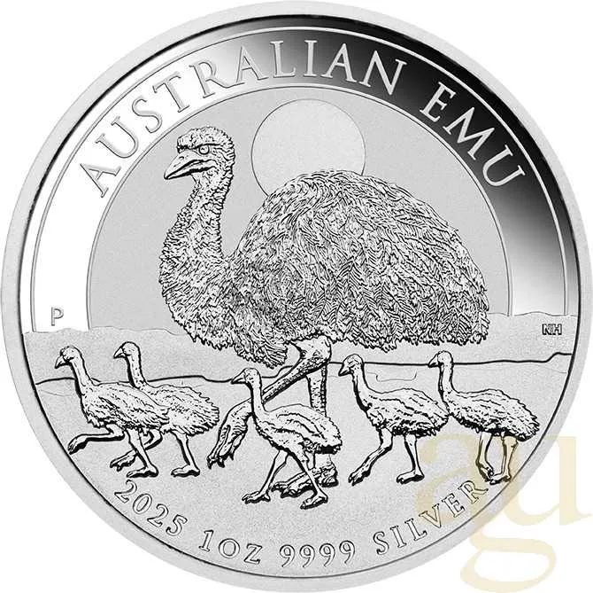 1 Unze Silbermünze Australien Emu 2025