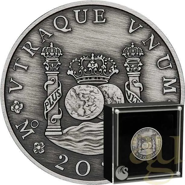 1 Unze Silbermünze Australien Proclamation Coin - Pillar Dollar 2025 - Antik Finish