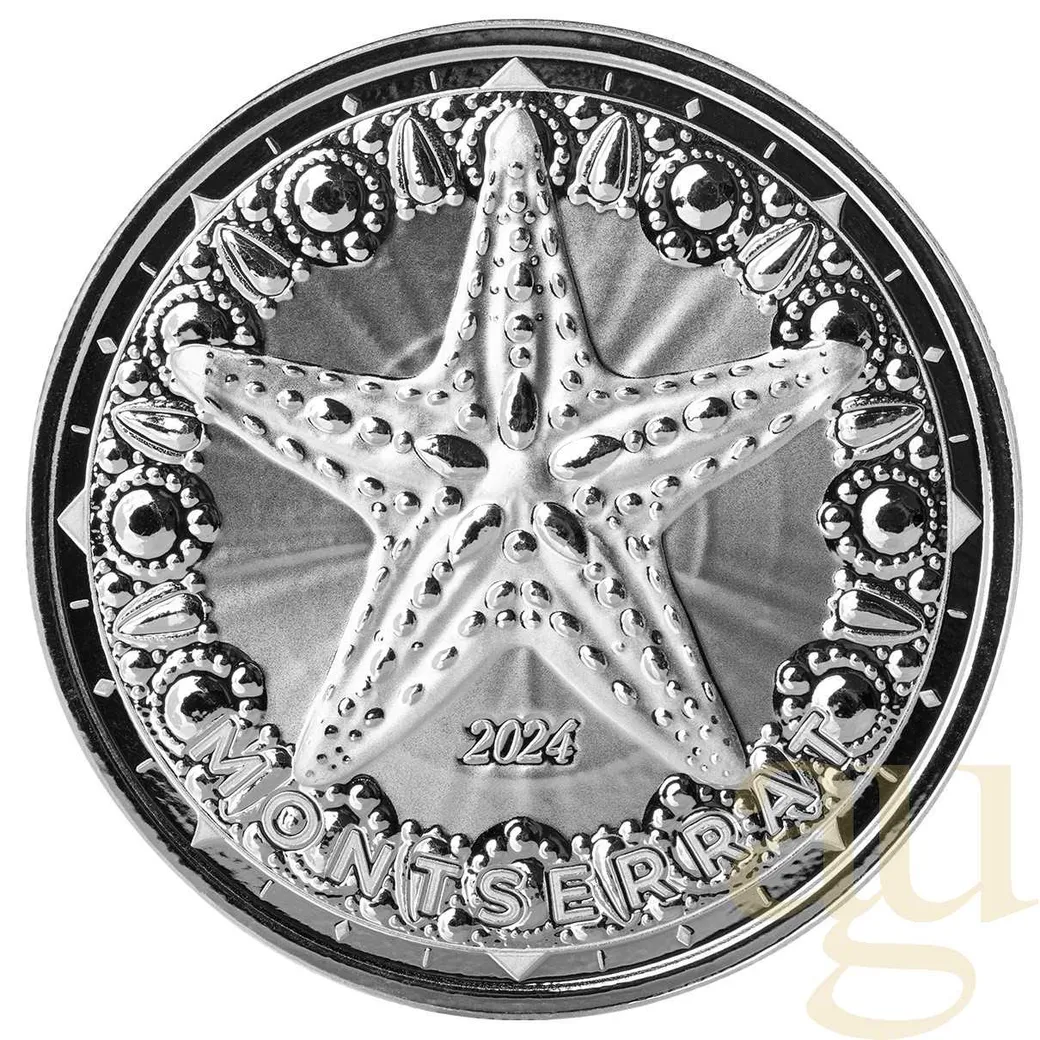 1 Unze Silbermünze EC8 Montserrat - Starfish 2024