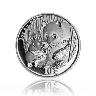 1 Unze Silbermünze China Panda 2005