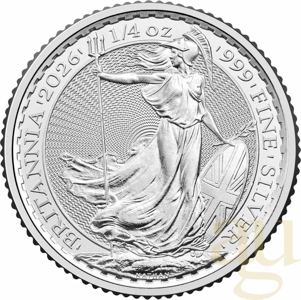 1/4 Unze Silbermünze Britannia 2026